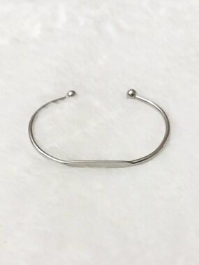 5/$15 🩷 MUST BUNDLE Minimalist Silver Open Cuff Bracelet